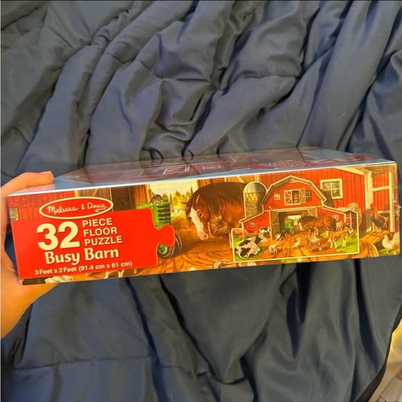 Melissa & Doug: Busy Barn Shaped Floor Puzzle - 32 Piece - Picture 4 of 8